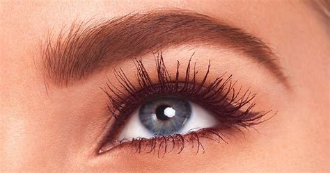 burgundy mascara for blue eyes
